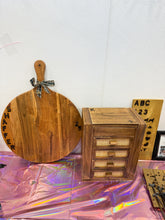 Load image into Gallery viewer, Wood Jewelry Box