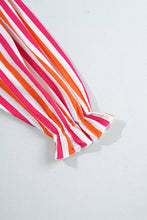 Load image into Gallery viewer, Orange Striped Blouse