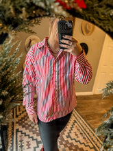 Load image into Gallery viewer, Red Striped Shirt