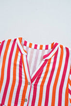Load image into Gallery viewer, Orange Striped Blouse