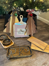 Load image into Gallery viewer, Natural Rectangular Wood Tray