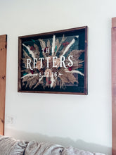 Load image into Gallery viewer, Floral Name Sign