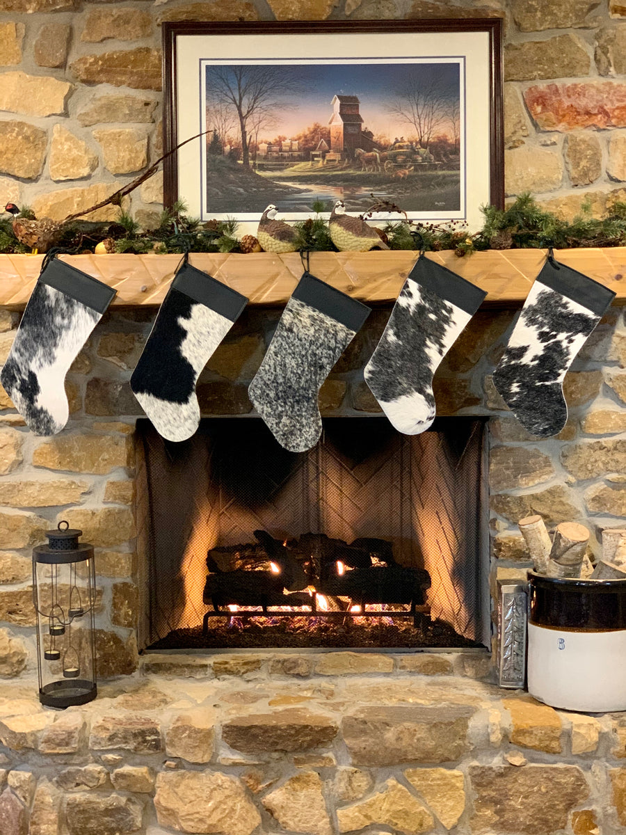 Cowhide Stockings Starred Leather & Co.