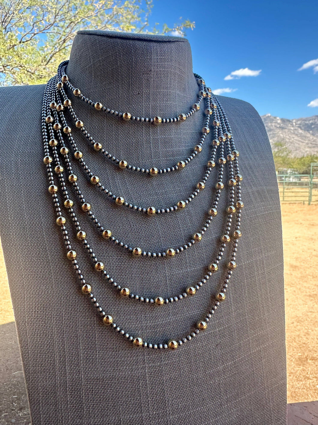 Gold & Pearls Necklace