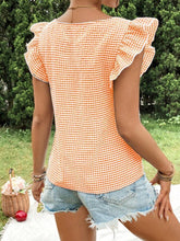 Load image into Gallery viewer, Gingham Blouse Top
