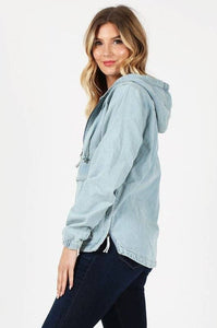 Denim Windbreaker