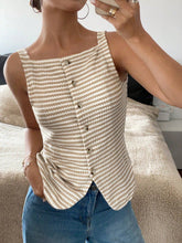 Load image into Gallery viewer, Black Striped Tank
