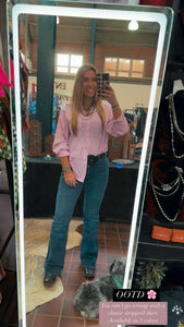 Women's Striped Button Down Shirts