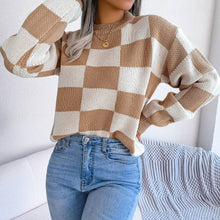 Load image into Gallery viewer, Checkered Sweater
