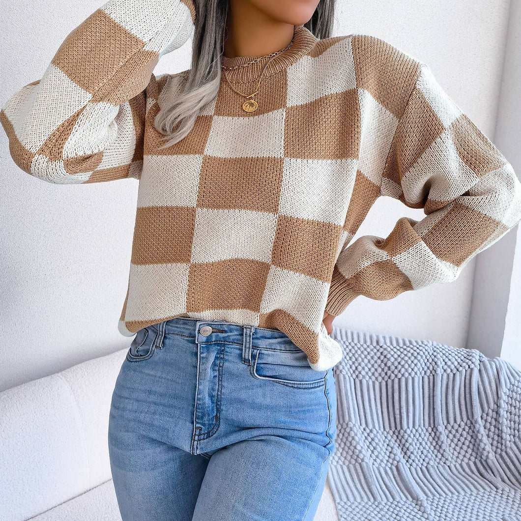 Checkered Sweater