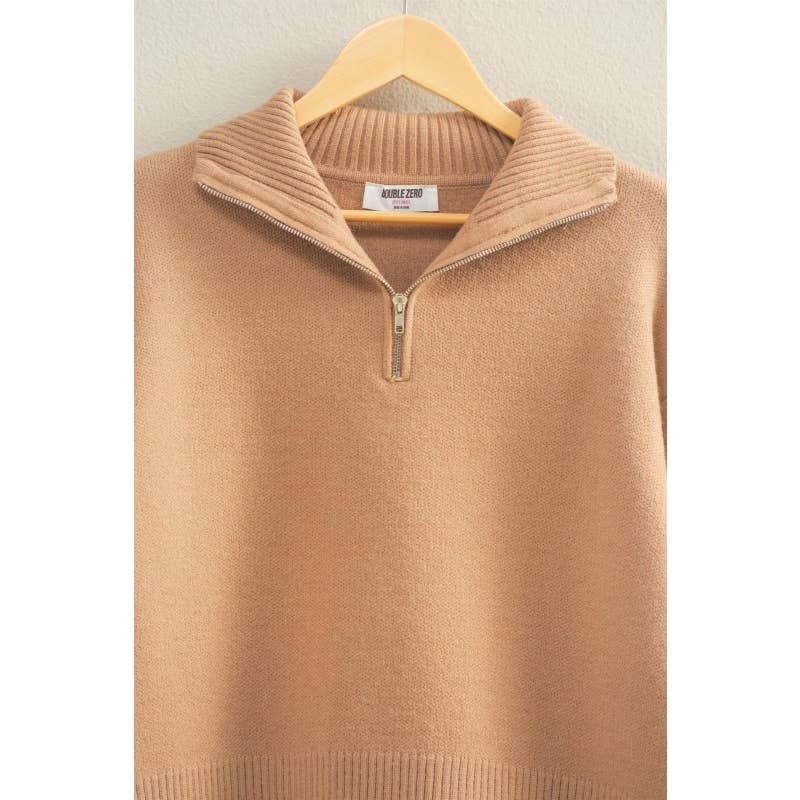 Half Zip Classic Sweater