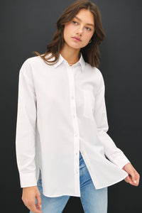 OVERSIZED BUTTON DOWN SHIRT