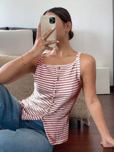 Load image into Gallery viewer, Black Striped Tank
