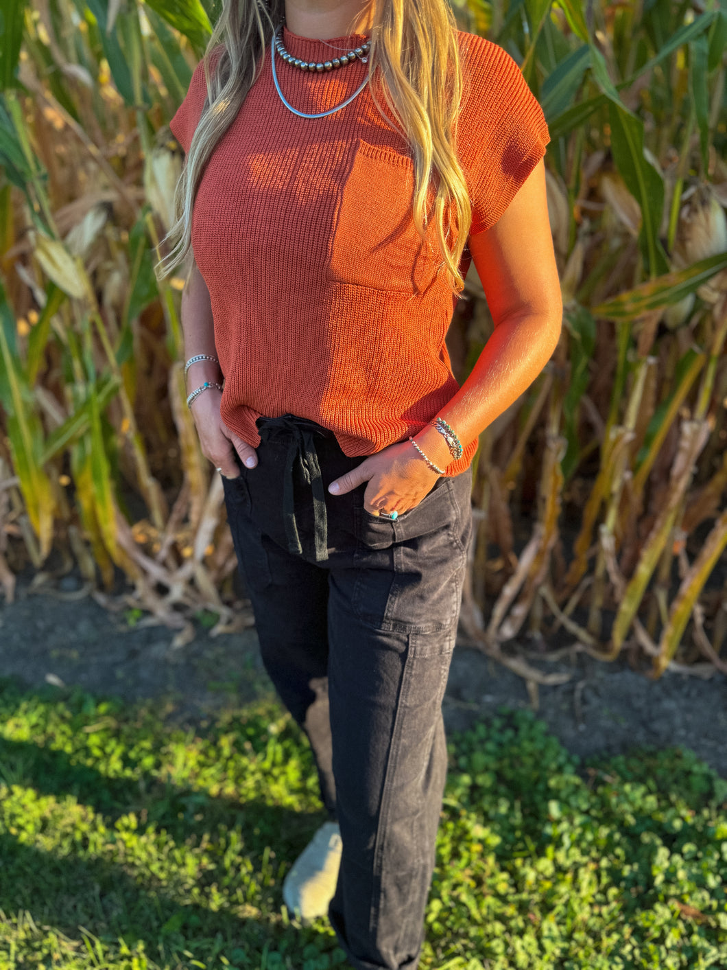 Short Sleeve Sweater