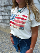 Load image into Gallery viewer, Patchwork Printed Tee
