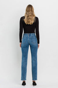 HIGH RISE STRAIGHT JEANS