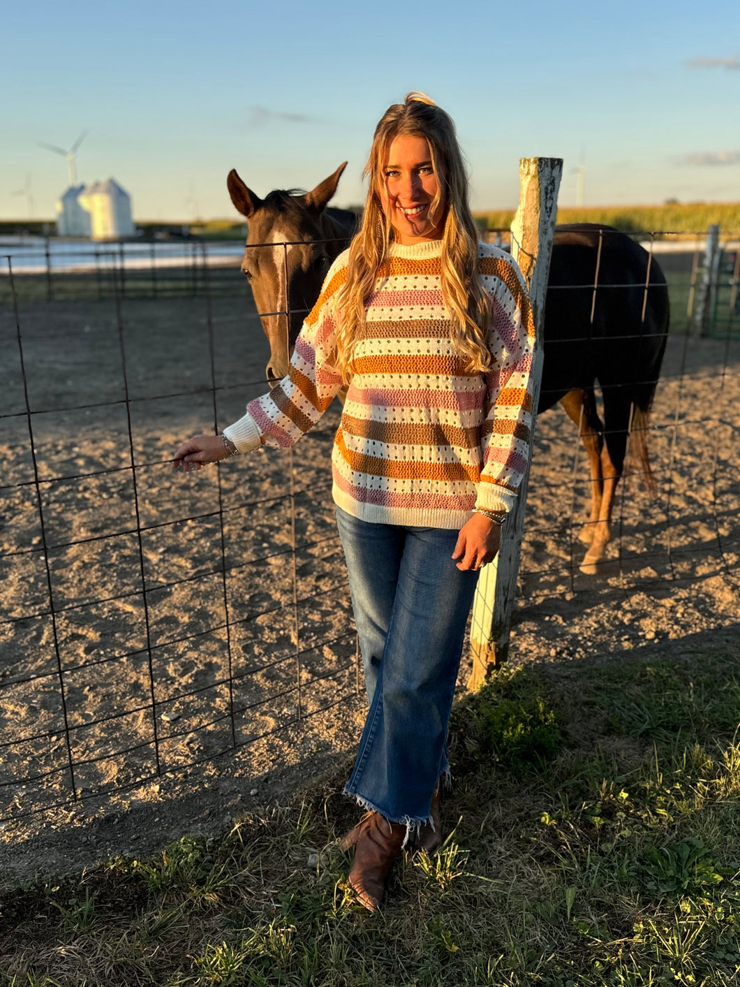 Multicolor Stripped Sweater