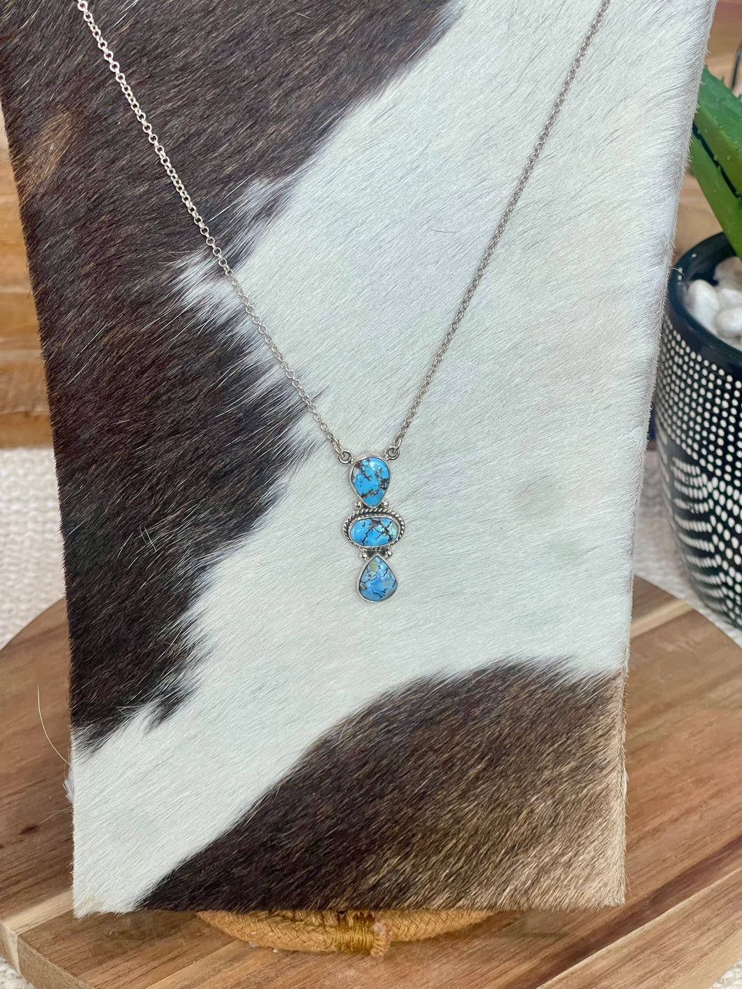 Golden Hills Cluster Necklace