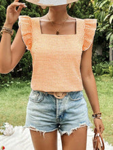 Load image into Gallery viewer, Gingham Blouse Top
