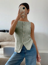 Load image into Gallery viewer, Black Striped Tank
