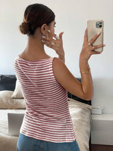 Load image into Gallery viewer, Black Striped Tank
