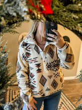 Load image into Gallery viewer, Western Aztec Plush Sweatshirt
