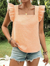 Load image into Gallery viewer, Gingham Blouse Top
