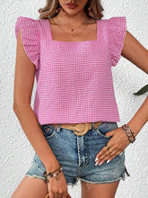 Load image into Gallery viewer, Gingham Blouse Top
