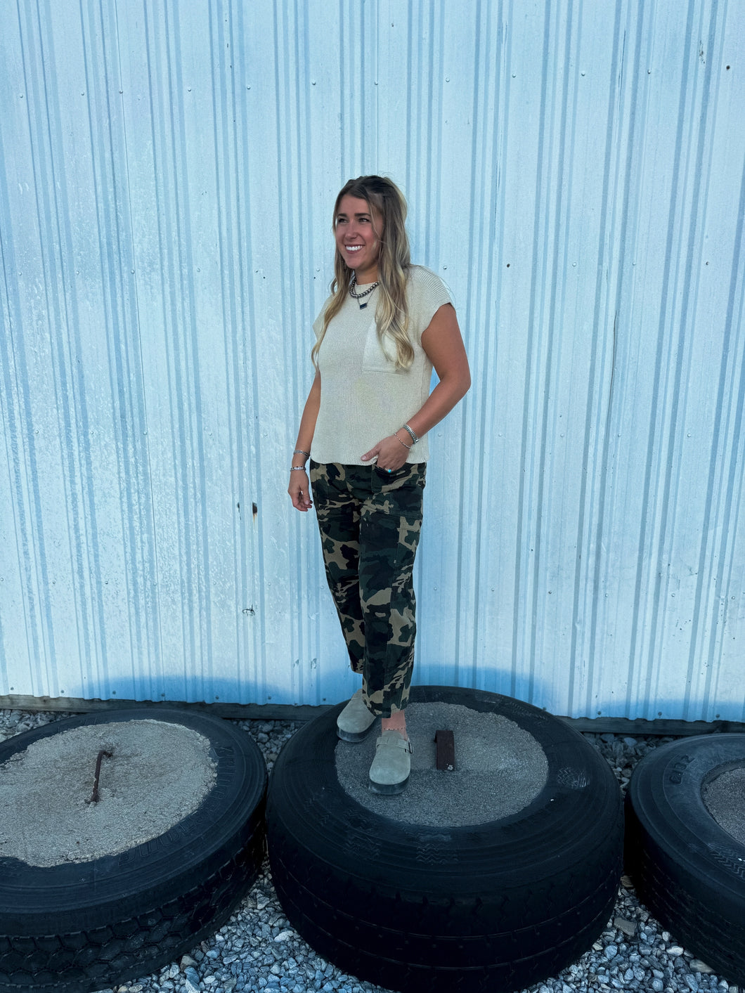 Risen Camo Cargo Jeans