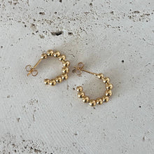 Load image into Gallery viewer, Mini Beaded Hoops Earrings

