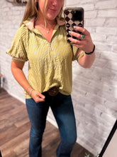 Load image into Gallery viewer, Green Moby Blouse
