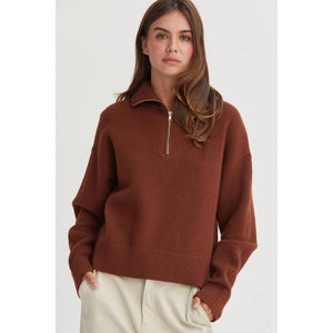 Rust Half ZIp