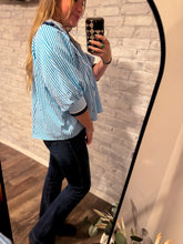 Load image into Gallery viewer, Blue Moby Blouse
