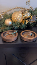 Load image into Gallery viewer, Circle Wood Jewelry Tray
