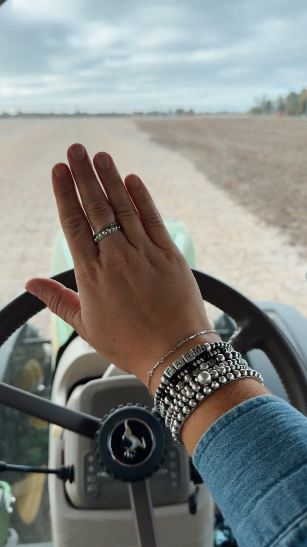 'Farm' Charm Navajo Bracelet