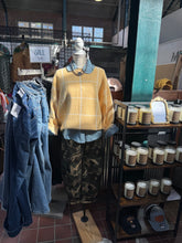Load image into Gallery viewer, Marigold Checkered Sweater
