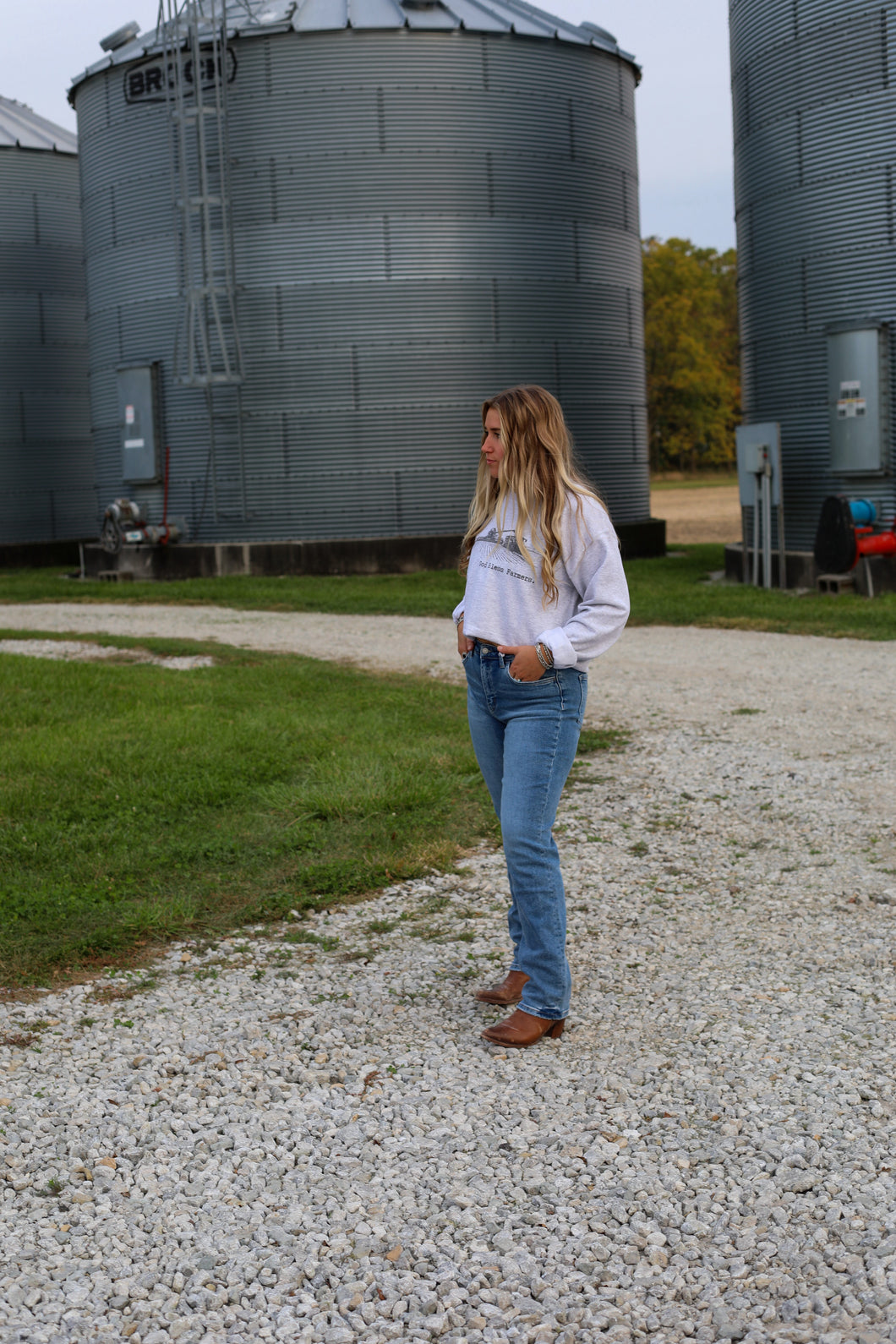 God Bless Farmers Sweatshirt