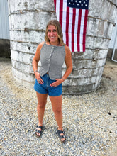 Load image into Gallery viewer, Black Striped Tank
