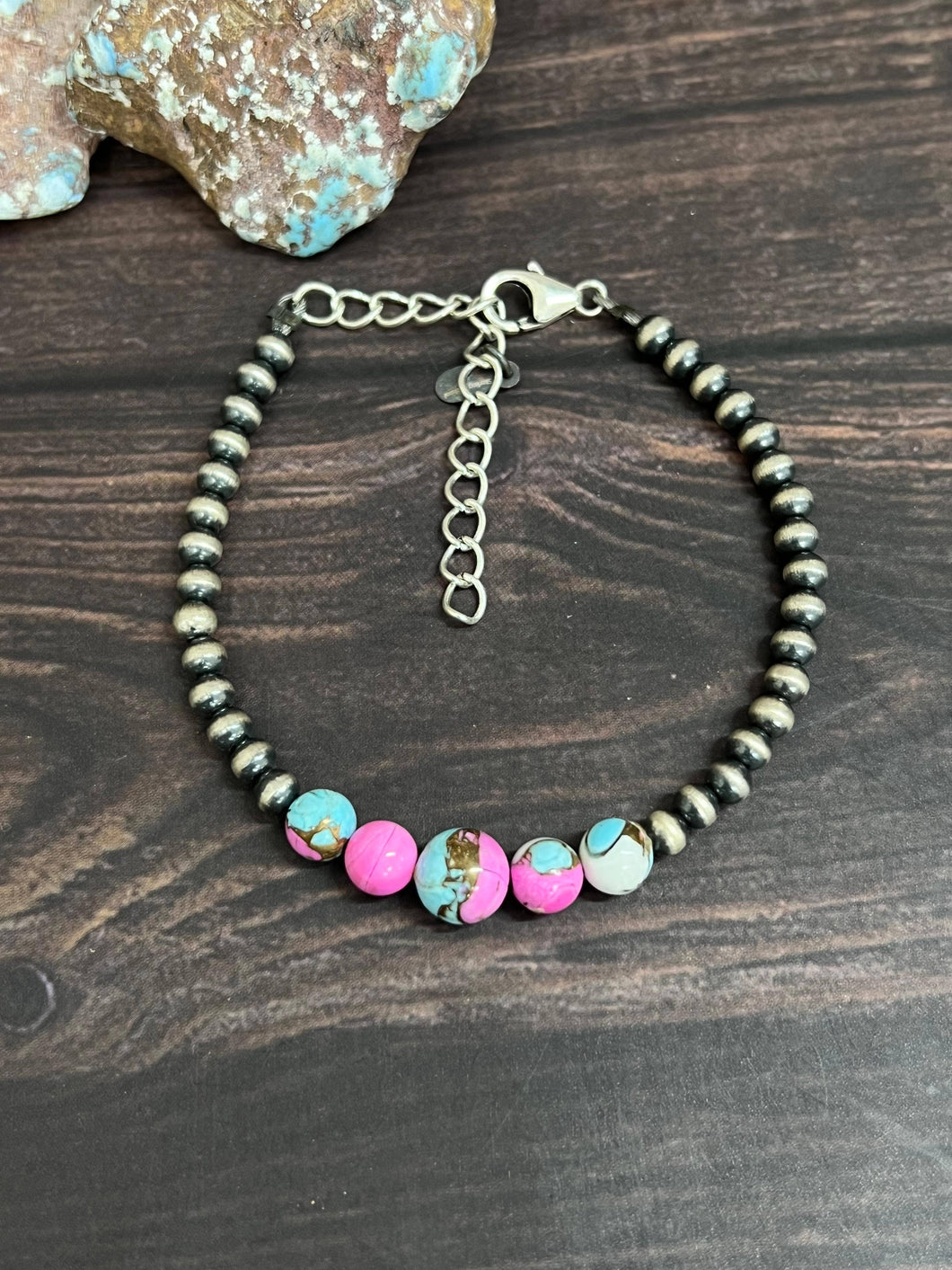 Cotton Candy Pearl Bracelet