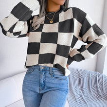 Load image into Gallery viewer, Checkered Sweater
