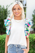 Load image into Gallery viewer, White Colorblocked Shirt
