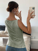 Load image into Gallery viewer, Black Striped Tank
