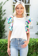 Load image into Gallery viewer, White Colorblocked Shirt

