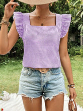 Load image into Gallery viewer, Gingham Blouse Top
