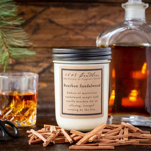 “Bourbon Sandalwood” Candle