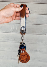 Load image into Gallery viewer, Tooled Leather Key Fob
