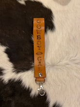 Load image into Gallery viewer, Cowboy Gal Wristlet Keychain
