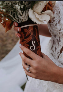 Leather Bouquet Wrap