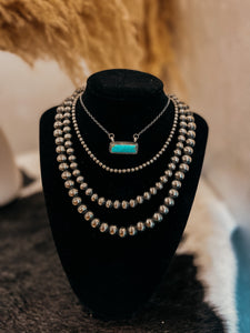 Turquoise Bar Necklace