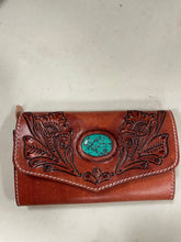 Load image into Gallery viewer, Turquoise Stone Wallet
